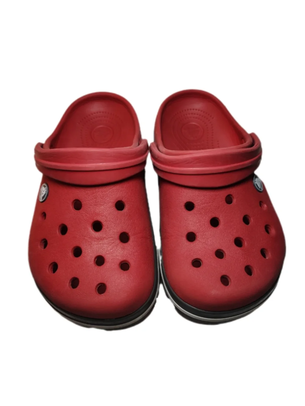 Crocs Kids Classic Clogs J2 Red Youth Slip On Comfort Shoes Lightweight Unisex